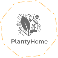 Logo von PlantyHome – nachhaltige Smart-Home-Lösungen für Pflanzenpflege und Raumklima.