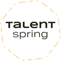 Logo von Talent Spring – Plattform für Karriereentwicklung und Coaching.