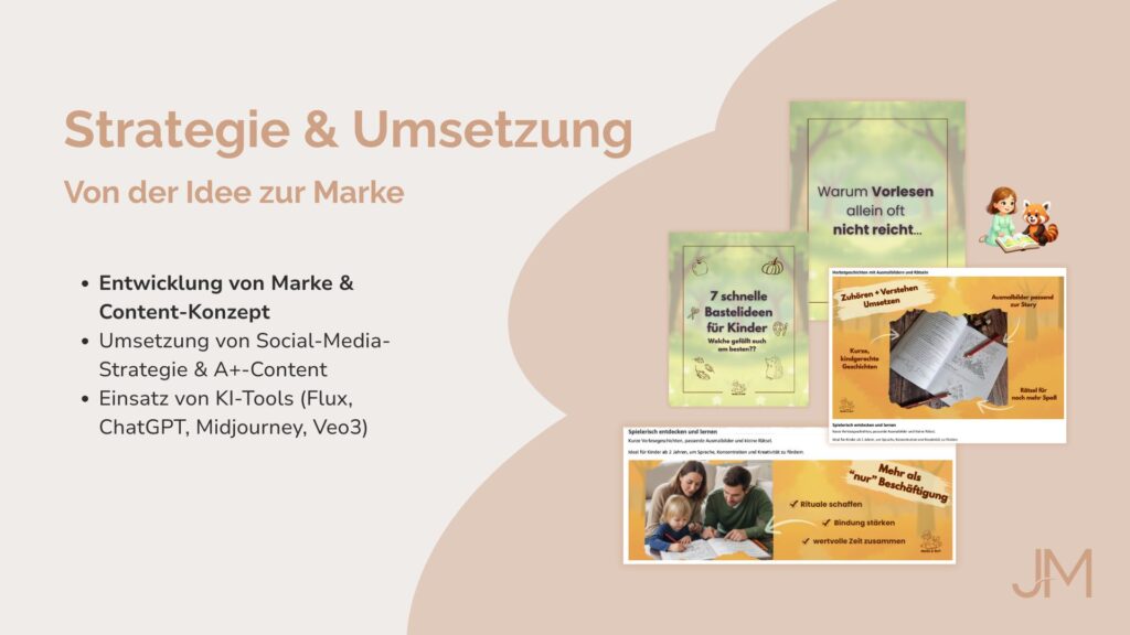 Innenansicht des Mitmachbuchs Malou & Rufi’s Herbstabenteuer mit Ausmalbildern, Rätselseiten und Illustrationen im Markenstil.